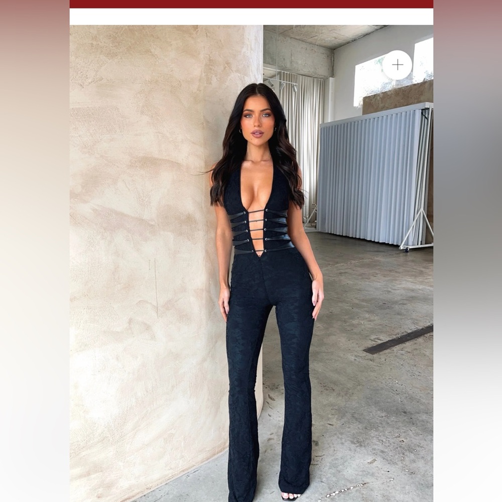 Black sawyer jumpsuit from outcast